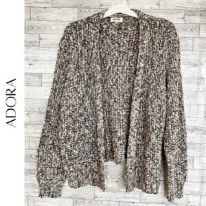 ADORA Chunky Knit Open Front Cardigan, 1X NWOT!
